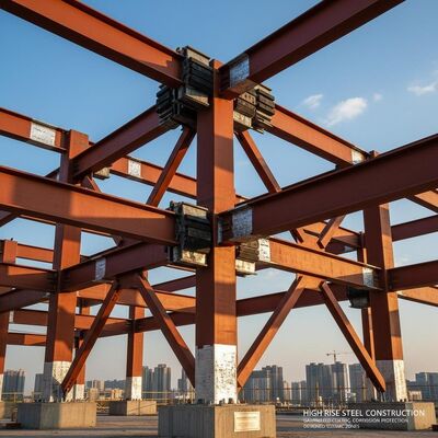 Fire-Resistant High Rise Steel Construction with Corrosion Protection